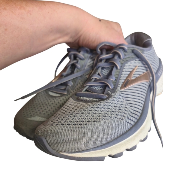 Brooks Adrenaline Gts 20 Athletic Sneakers  Gray & Purplish/Blue Women's 7 - Picture 16 of 16